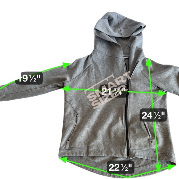 Nike Gray Hoodie W/Zip Up, Athletic, Casual, Minimalist, Soft, Streetwear - Picture 5 of 9